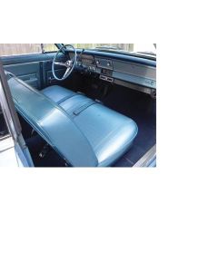 Nova, Chevy II, Non SS, Front Bench Seat Covers, Vinyl, 1967