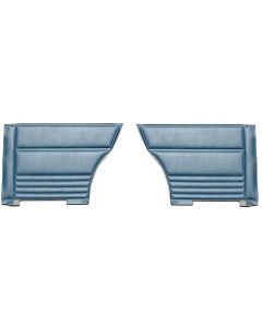 Nova, Chevy II, Non SS, Coupe Rear Door Panels, Vinyl, 1967