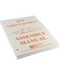 1970 Chevy Nova Factory Assembly Manual