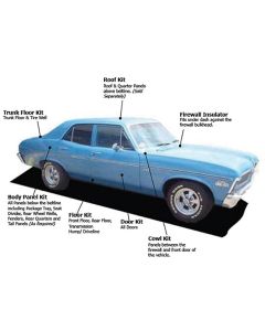 Nova AcoustiShield, Dash & Cowl,Convertible, 1962-1967