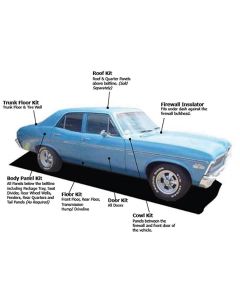 Nova AcoustiShield, Roof, 2 Door, 1968-1972