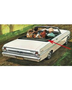 Nova Chevy II, Convertible Top Boot, 1962-1963