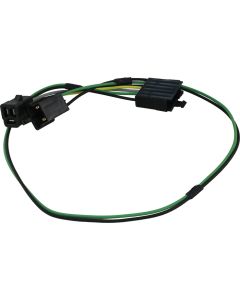 Nova Radio Power Extension, With Single Front Dash Speaker,1970-1976