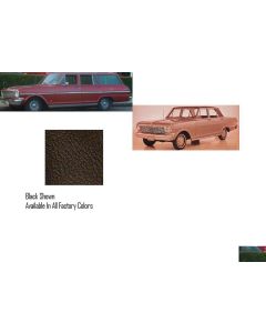 Chevy II - Nova 4-Door Sedan / Wagon Front Seat Covers, Straight Bench, 1962-1964