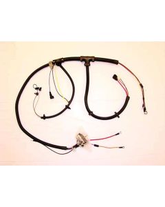 Nova Engine Wiring Harness, V8, With Warning Lights & Automatic Transmission, 1974