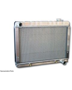 Nova Radiator, Direct Fit Series, Concours, Automatic Transmission, Aluminum, Small Block, 1968-1972