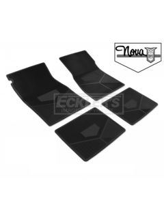 Legendary Auto Interiors Nova Rubber Floor Mats, With Nova Script And Chevy II Emblem, 1962-1964