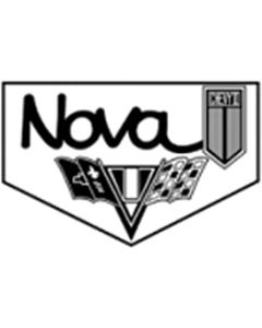 Legendary Auto Interiors Nova Rubber Floor Mats, With Nova Script, Chevy II Emblem And Flag, 1966-1967