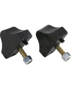 Nova A-Arm Bumper, Lower, Black Polyurethane, 1968-1972