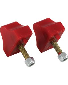 Nova A-Arm Bumper, Lower, Red Polyurethane, 1968-1972