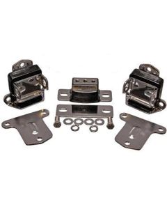Transmission Mount Set, Polyurethane, With Chrome Finish, 1969-1979
