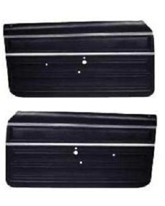 Nova, Chevy II, Standard, Front Pre-Assembled Door Panels, 1968