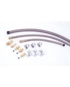 Nova Rack And Pinion Power Steering Hose Kit, For Late Model Type 2 Pump, 1968-1974