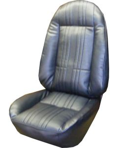 Nova, Front Bucket Seat Covers, Vinyl, SS, "Ralley", 1972