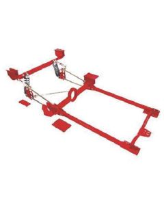 Subframe Assembly, Rear End, 4-Link & Track Bars, Nova, 1962-1967
