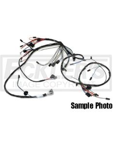 Nova Front Light Harness, V8, With Warning Lights, Passenger Side, ALTPI, 1969