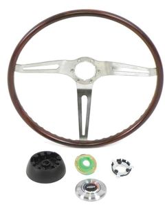 Nova Steering Wheel Kit, Rosewood, 1969-1970