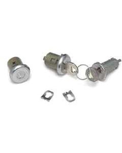 ChevyII-Nova Lock Set, Ignition & Door, With Original StyleKeys, 1966