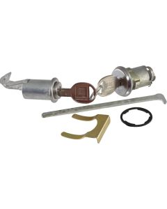 ChevyII-Nova Lock Set, Glovebox & Trunk, With Replacement Style Keys, 1962-1966