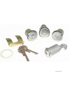 ChevyII-Nova Lock Set, Glovebox, Trunk, Door, With Replacement Style Keys, 1962-1966