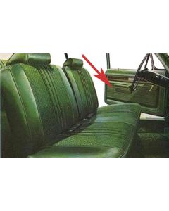 Nova, Standard, Front Pre-Assembled Door Panels, 1971-1972