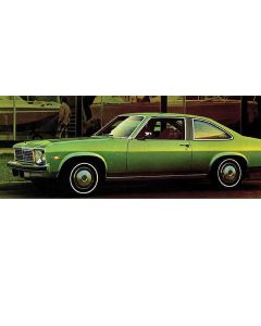 Nova, Custom Front Bucket Seat Covers, Vinyl, 1976