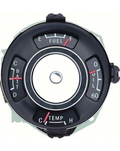 Nova Instrument Cluster, Four Gauge, Super Sport, 1965