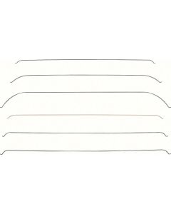 Nova Headliner Bows, 2 Door Sedan, 1965