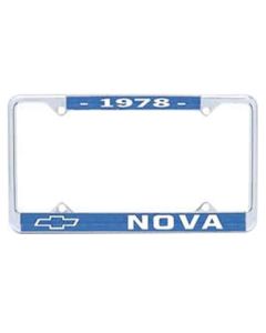 Nova License Frame, 1978