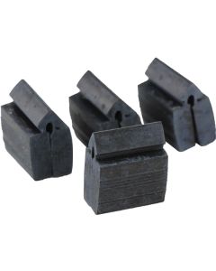 Nova Bumper Set, Rubber, Door, 1962-1966