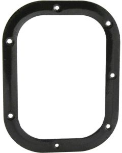 Chevy II Shift Boot Plate, Black, 4 Speed, 1962-1967