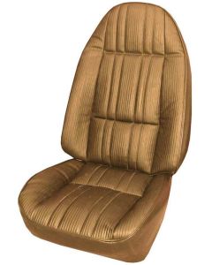 Nova, Custom Front Bucket Seat Covers, Vinyl, 1979