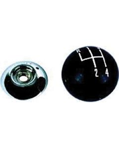 Nova Shift Knob, 4 Speed, Black, 5/16"-18 Thread, 1962-1979