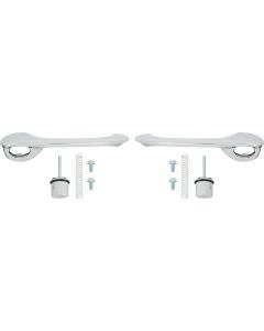 Nova Door Handle Set, Outer, Front, 2 Door and 4 Door, 1966-1967