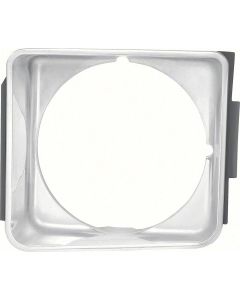 Nova Headlight Bezel, Concours, Chrome, Left, 1977-1978