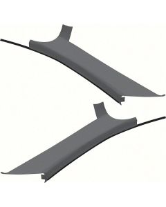 Nova Molding, Quarter Window, Pillar, Rear, 1975-1979