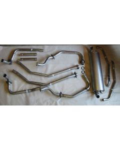 Chevy II - Nova Dual Exhaust System For V8, Stainless Steel, 1968-1974