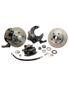 Nova Power Disc Brake Conversion Kit, Complete, Front, For Drum Brake Spindles, 1962-1967