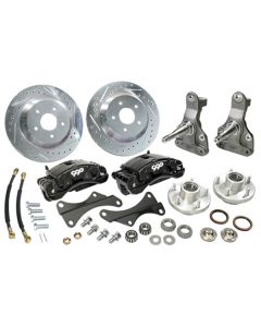 Nova Brake Wheel Kit, Front, Drop Spindle, 1968-1974