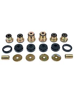 Nova Front Control Arm Bushing Kit, Black Polyurethane, 1963-1967