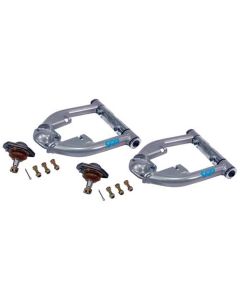 1962-1967 Chevy Nova Upper Control Arms, Tubular, Silver