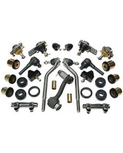 1963-1967 Chevy Nova Suspension Rebuild Kit, Front End, Complete, For PowerSteering, Polyplus