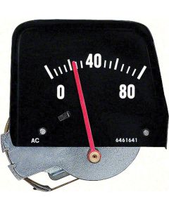 Nova Oil Gauge, Console, Black, 1968-1974