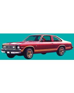 Nova Stripe Kit, Rally, 1975-1979