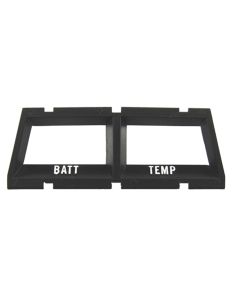 Nova Gauge Bezel, Battery/Temperature, 1968-1974