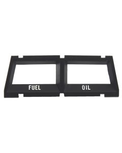 Nova Gauge Bezel, Fuel/Oil, 1968-1974