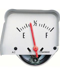 Nova Fuel Gauge, Console, Silver, 1968-1974