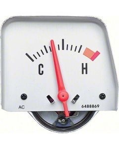 Nova Temperature Gauge, Console, Silver, 1968-1974