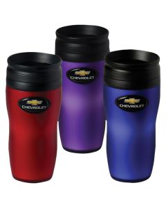 Chevrolet Tumbler, Soft Touch With Push On Swivel Lid