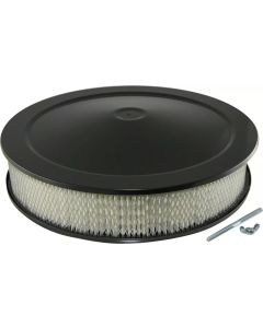 Air Cleaner Set, Round, Black - 14" X 3"